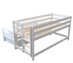 Кровать  “МЕЛИТА” ЭЛИС-2 из березы 90/190, 90/200(БЕЗ ЯЩИКОВ) — изображение 5