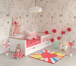 Односпальная кровать “ДОМИНИКА” ЭЛИС-5 из березы 80/160,80/180,90/200(БЕЗ ЯЩИКОВ)