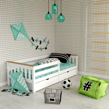 Кровать “ЭЛЬЗА” ЭЛИС-4 из березы 80/160, 80/180, 90/ 200(БЕЗ ЯЩИКОВ )