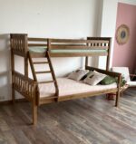 Двухъярусная кровать "Мальм-люкс" из массива сосны (без ящиков) 90x200/140х200,  80x200/120x200(антик) — изображение 3