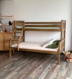 Двухъярусная кровать "Мальм-люкс" из массива сосны (без ящиков) 90x200/140х200,  80x200/120x200(антик) — изображение 6