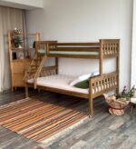 Двухъярусная кровать "Мальм-люкс" из массива сосны (без ящиков) 90x200/140х200,  80x200/120x200(антик)