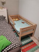 Кровать ROSTIK из березовой фанеры c бортиком (лак)  (Без ЯЩИКОВ ) — изображение 9