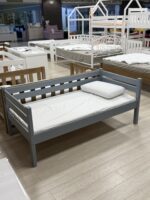 Кровать ROSTIK из березовой фанеры (серый) (Без ЯЩИКОВ Без бортика ) — изображение 2