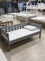 Кровать ROSTIK из березовой фанеры (серый) (Без ЯЩИКОВ Без бортика ) — изображение 3