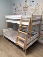 Двухъярусная кровать Rostik 2в1 сп01-1 из березовой фанеры(комбинированный)
