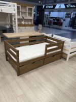 Односпальная кровать "Марта"(антик) 70x140, 80×160,80×180,90×200 (с ящиками)