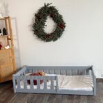 Односпальная напольная  кровать "Грейси "(серый) — изображение 7