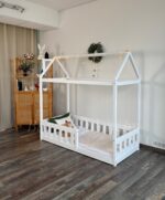 Односпальная напольная  кровать "Грейси домик "(белый) — изображение 2