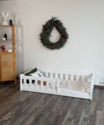 Односпальная напольная  кровать "Грейси "(белый) — изображение 3