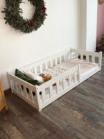 Односпальная напольная  кровать "Грейси "(белый) — изображение 6