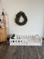 Односпальная напольная  кровать "Грейси "(белый) — изображение 7