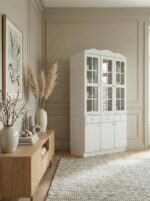 Буфет МД-620М массив сосны белый цвет — изображение 3