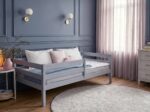 Односпальная кровать Марта»(серый) 70x140,80×160,80×180,90×200 (без ящиков)
