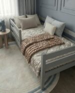 Односпальная кровать Марта»(серый) 70x140,80×160,80×180,90×200 (без ящиков) — изображение 5