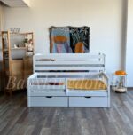 Двухъярусная кровать "Энни 2в1 "  с ящиками (массив сосны) — изображение 8