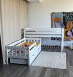 Двухъярусная кровать "Энни 2в1 "  с ящиками (массив сосны) — изображение 9