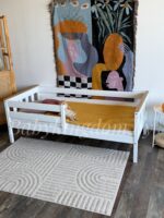 Односпальная кровать "Луна" (комби цвет)(70x140, 80x160, 80x180,90x200 (массив сосны)