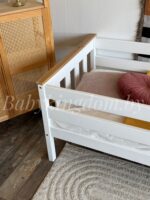 Односпальная кровать "Луна" (комби цвет)(70x140, 80x160, 80x180,90x200 (массив сосны) — изображение 5