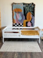 Односпальная кровать "Луна" (комби цвет)(70x140, 80x160, 80x180,90x200 (массив сосны) — изображение 6